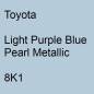 Preview: Toyota, Light Purple Blue Pearl Metallic, 8K1.